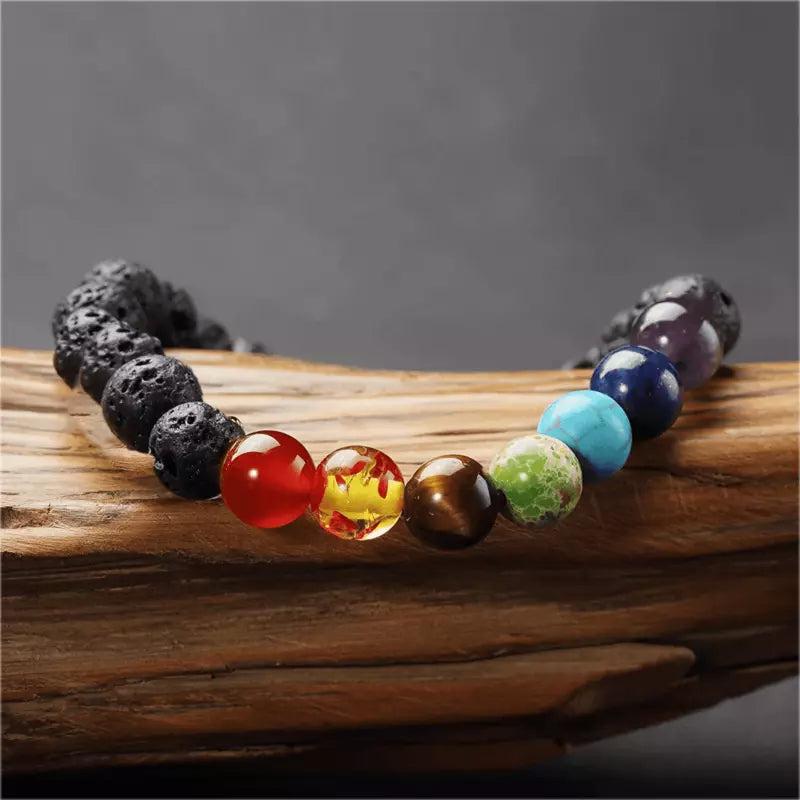 Pulsera 7 Chakras 🧘🏽♀️Equilibra energía🧘🏽♀️+ ACEITE DE ACTIVACION GRATIS