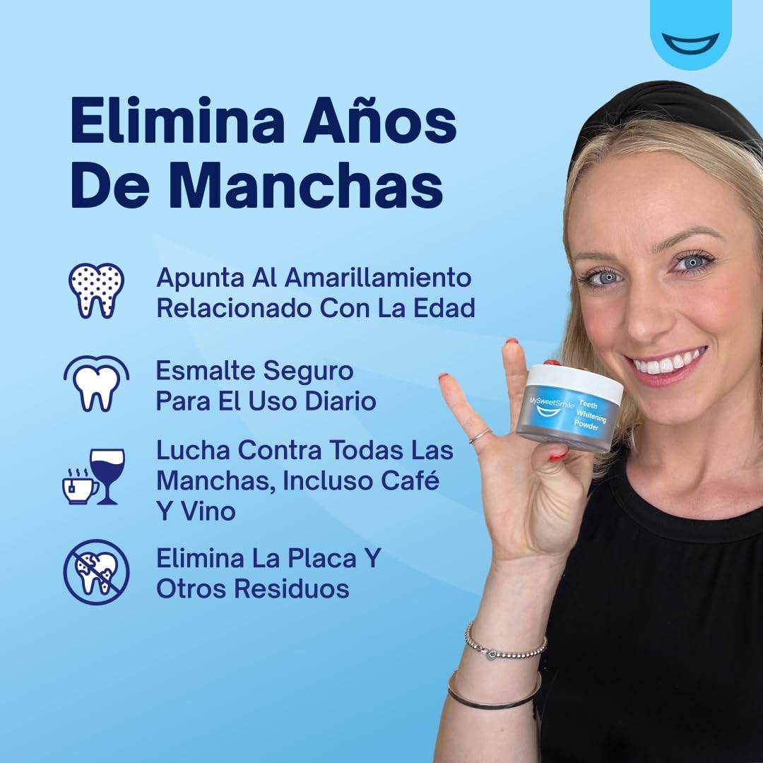 MySweetSmile™ – Polvo Blanqueador Dental Avanzado