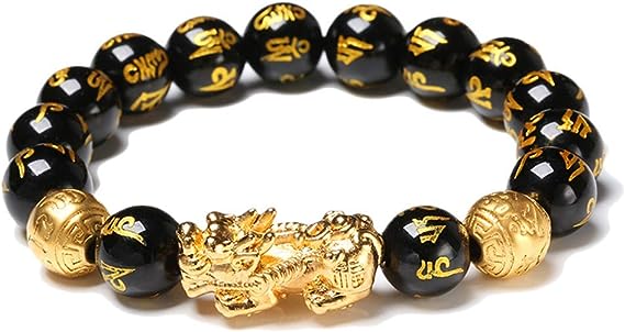 PULSERA FENG SHUI™  ORO LAMINADO DE LA RIQUEZA Y LA BUENA SUERTE