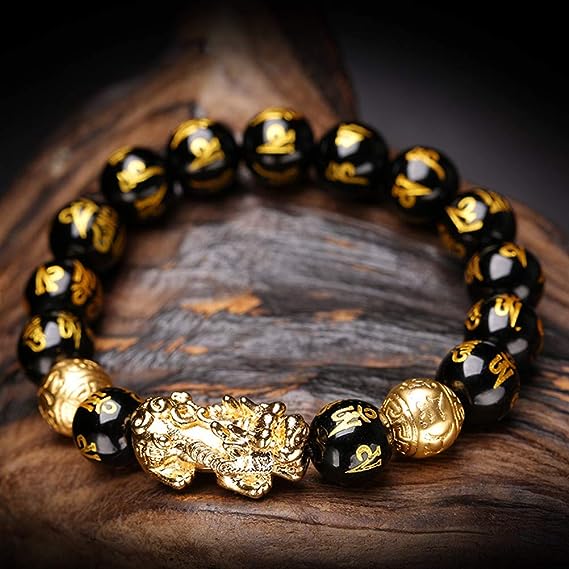 PULSERA FENG SHUI™  ORO LAMINADO DE LA RIQUEZA Y LA BUENA SUERTE