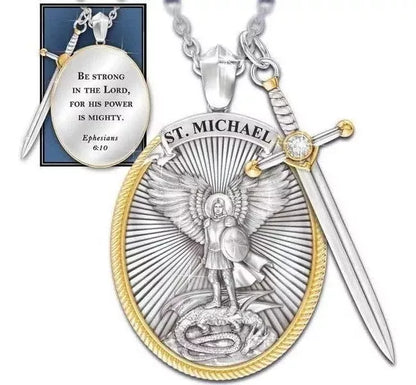 🙏Amuleto San Miguel Arcángel 100% PLATA 🙏