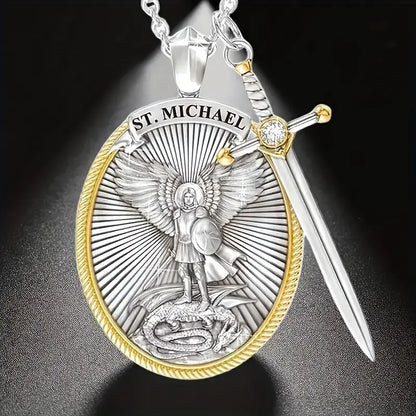 🙏Amuleto San Miguel Arcángel 100% PLATA 🙏