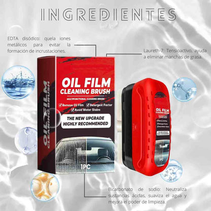 OIL FILM® CEPILLO HIDROFOBICO PARABRISAS, VIDRIOS Y ESPEJOS EMPAÑADOS