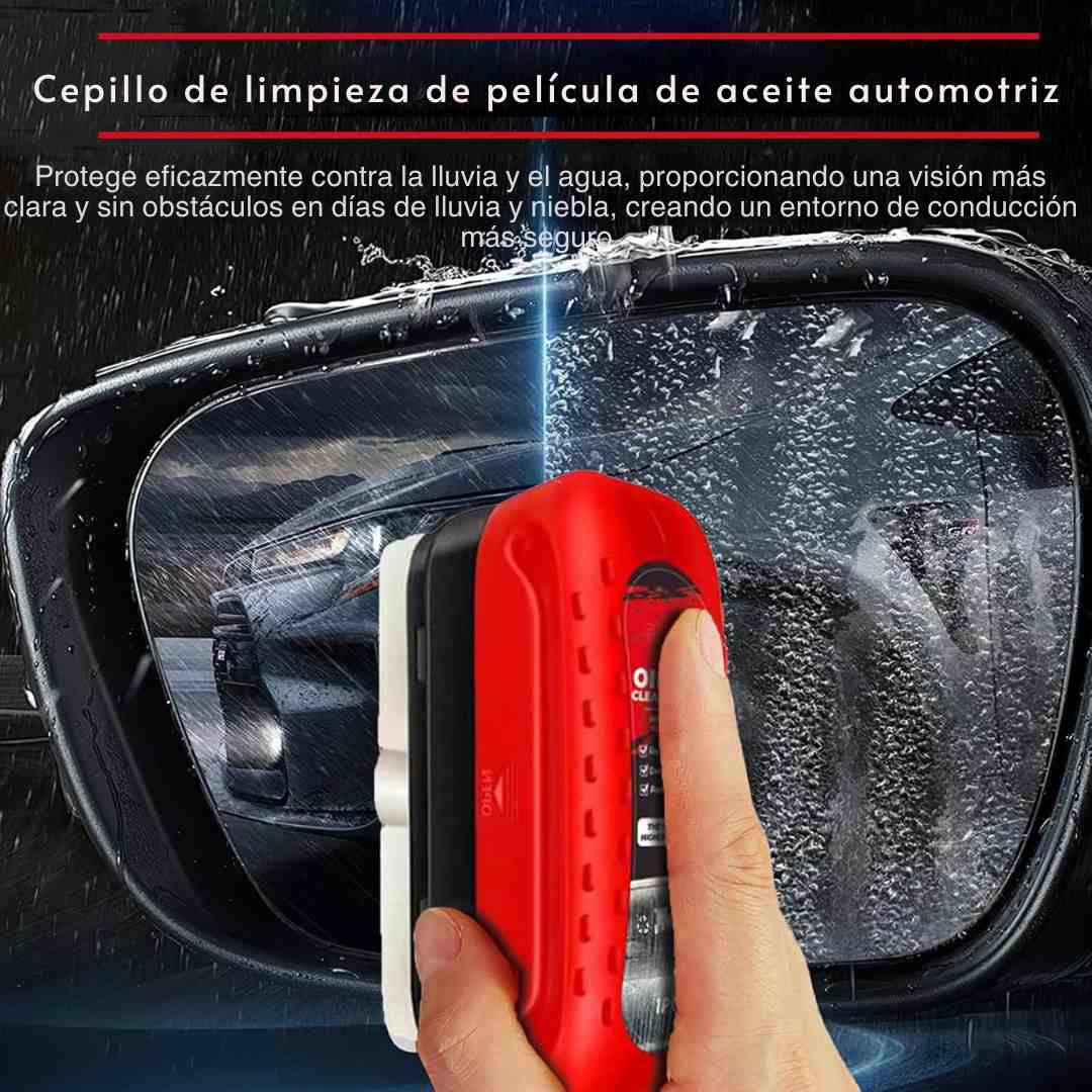 OIL FILM® CEPILLO HIDROFOBICO PARABRISAS, VIDRIOS Y ESPEJOS EMPAÑADOS