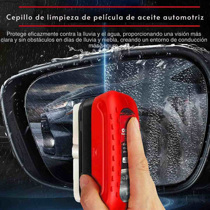 OIL FILM® CEPILLO HIDROFOBICO PARABRISAS, VIDRIOS Y ESPEJOS EMPAÑADOS
