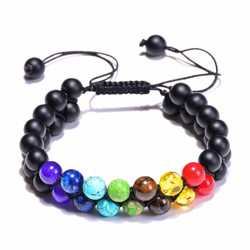 Pulsera 7 Chakras 🧘🏽‍♀️Equilibra energía🧘🏽‍♀️+ ACEITE DE ACTIVACION GRATIS